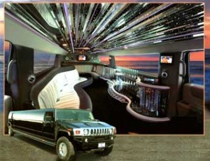 SUV Limousines Black Hummer H2