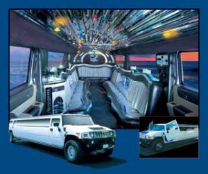 SUV Limousines White Hummer H2 SUV